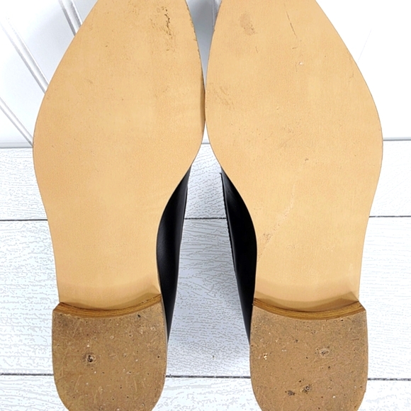 Everlane‎ Loafer Black Leather Flat Slip On Shoes Size 8.5 - Picture 14 of 14